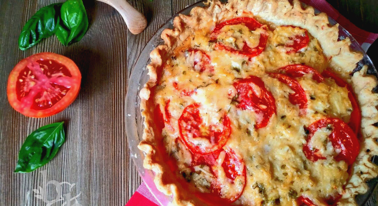 Fresh Tomato & Basil Pie