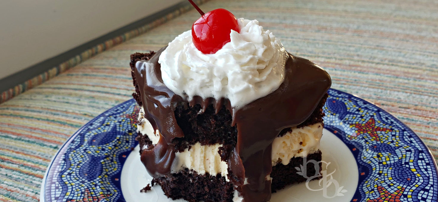 Copycat Shoney’s Hot Fudge Sundae Cake (Bob’s Big Boy)