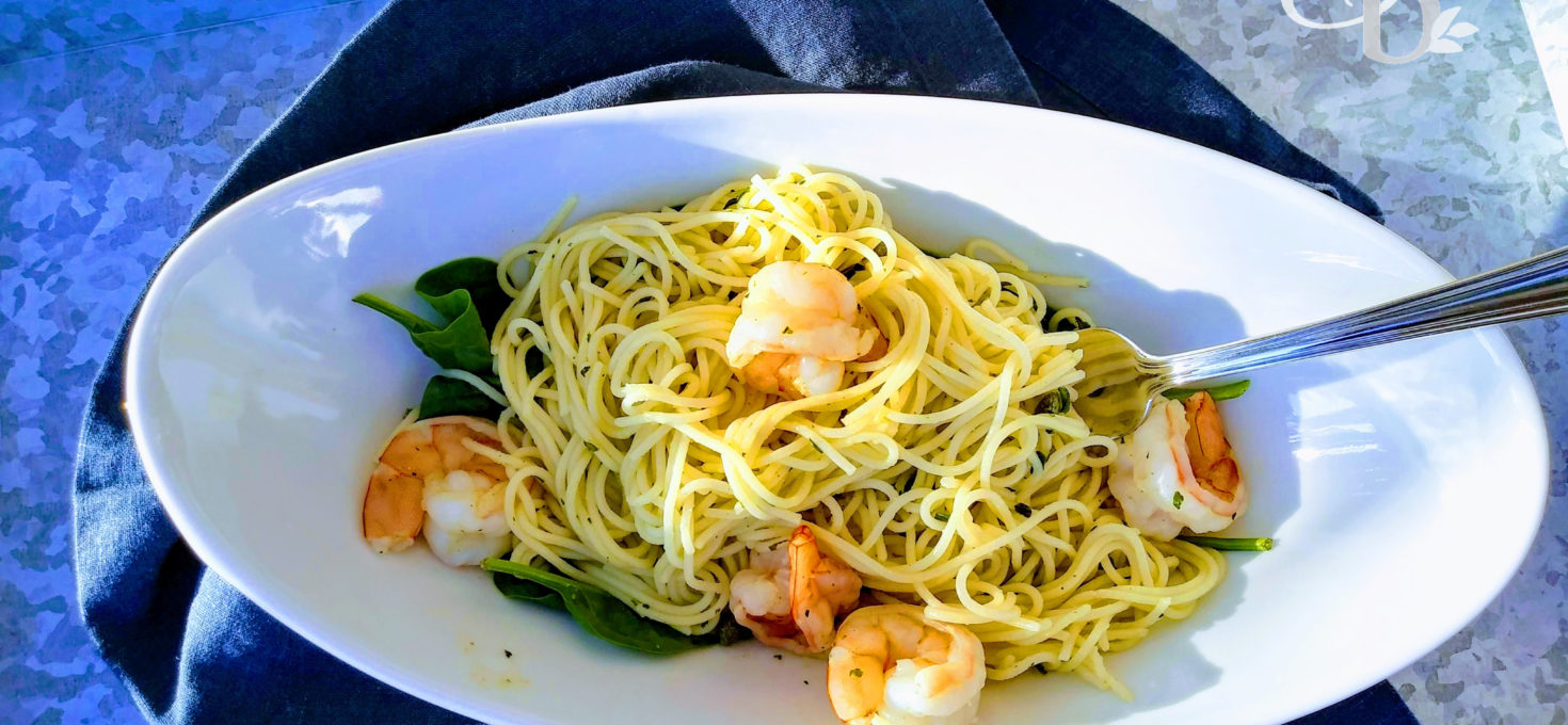 Lemon Basil Shrimp & Pasta