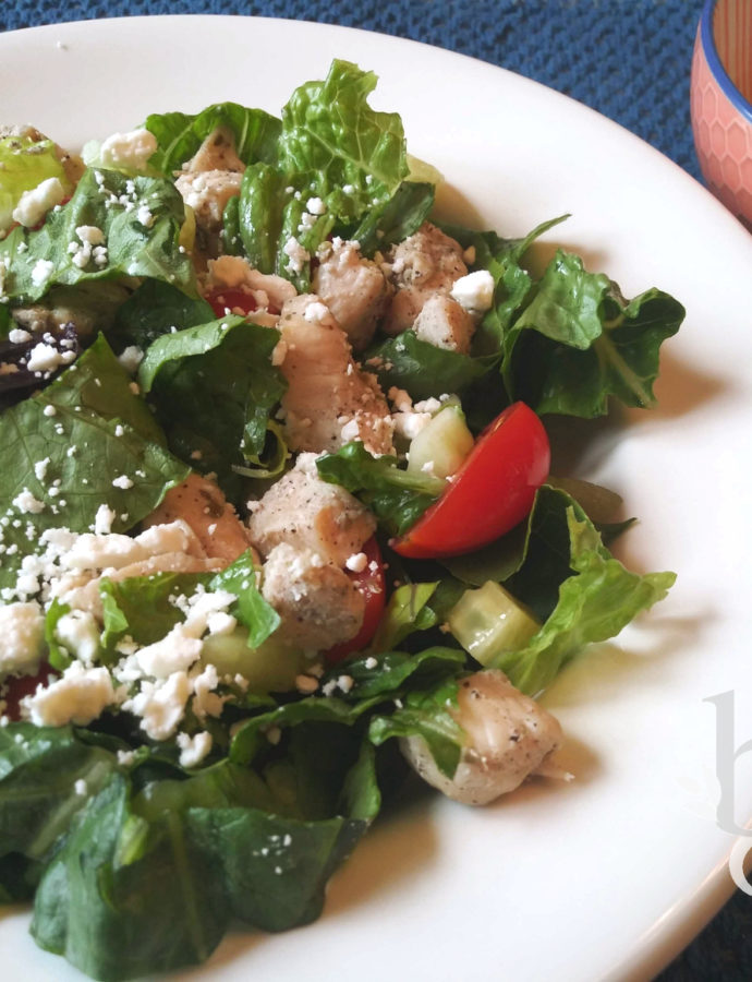 Herbed Greek Chicken Salad