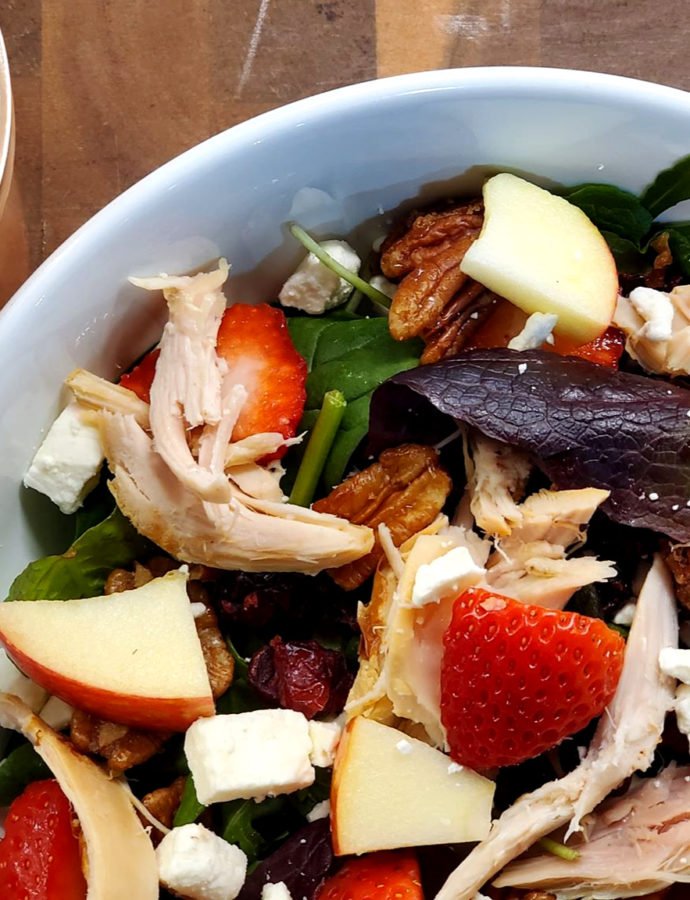 Strawberry Chicken Summer Salad
