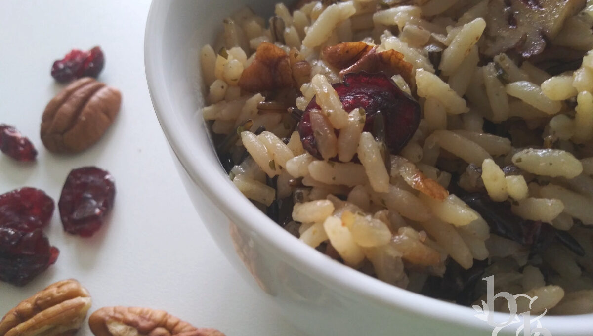 Long Grain & Wild Rice with Cranberries & Pecans