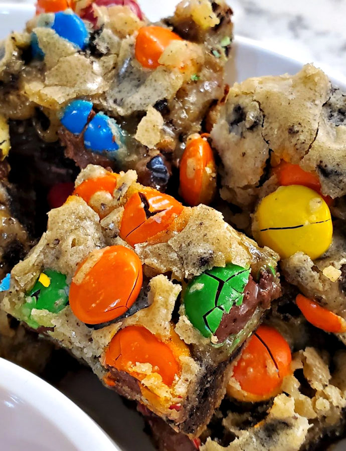 M&M Oreo Bars