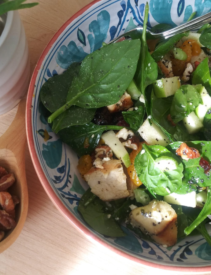 Yummy, Healthy Spinach Salad