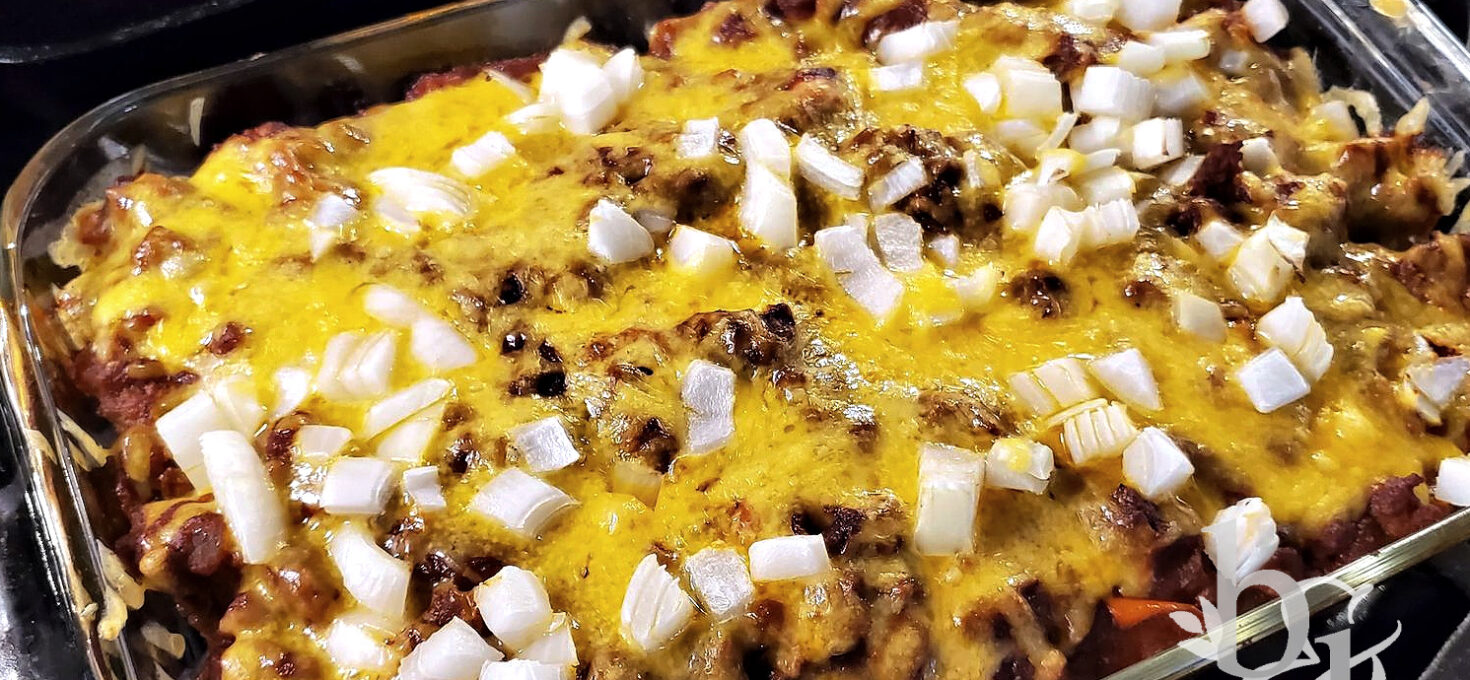Low Carb Chili Dog Casserole