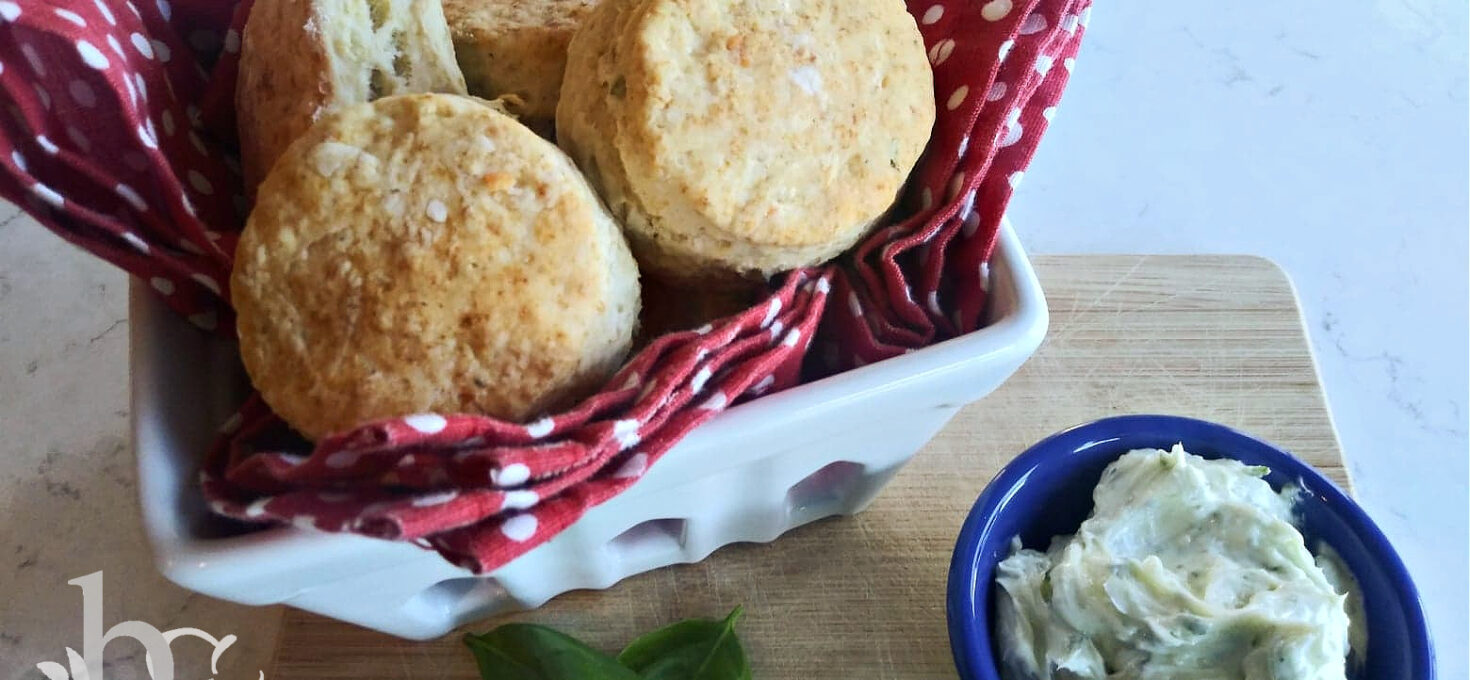 Parmesan & Basil Biscuits