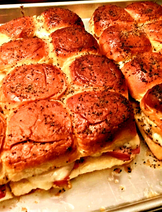Savory Ham & Cheese Sliders