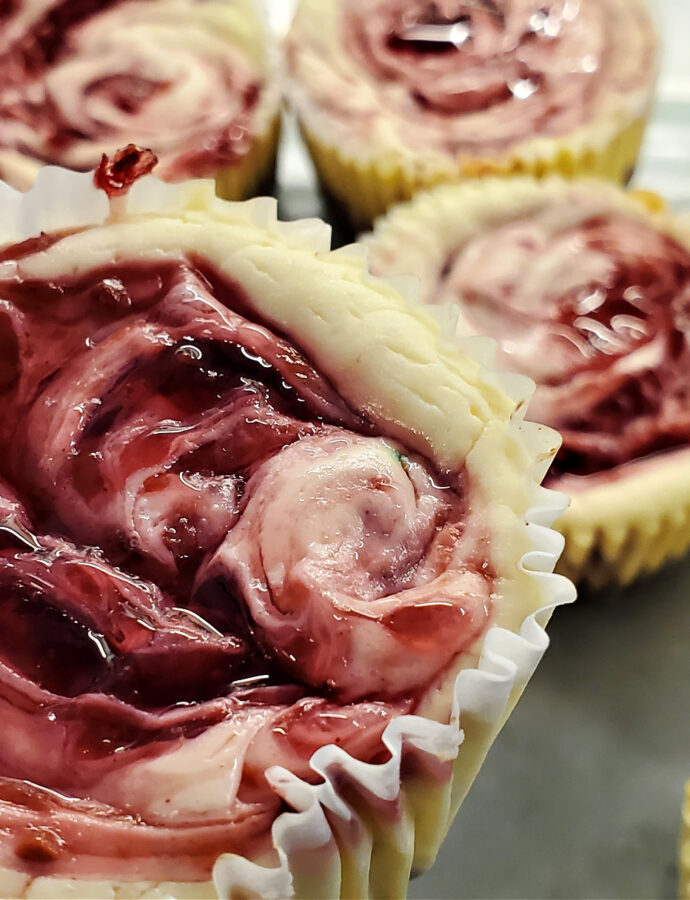 Low Carb Raspberry Cheesecakes