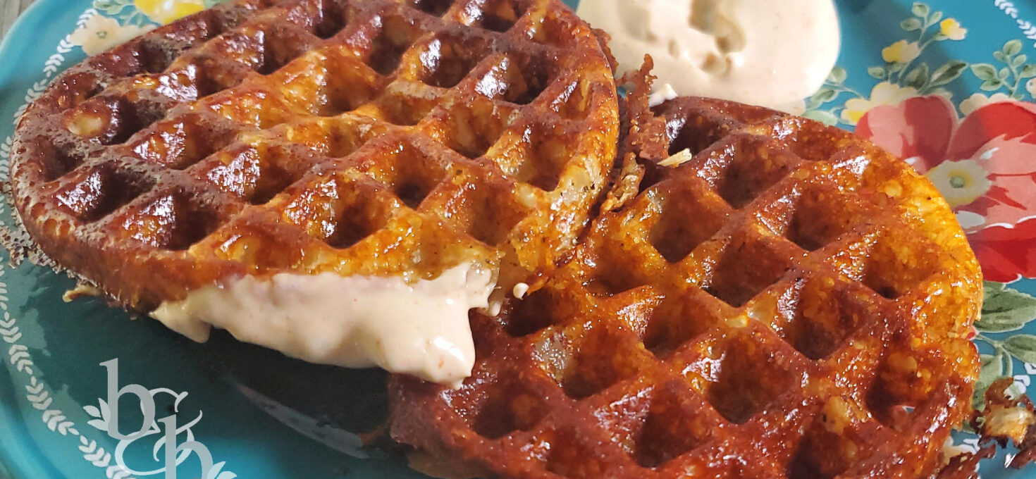 Bloomin’ Onion Chaffles with Sauce
