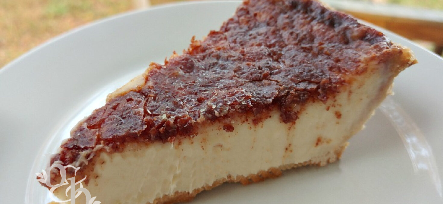 Eggless Creme Brulee Pie