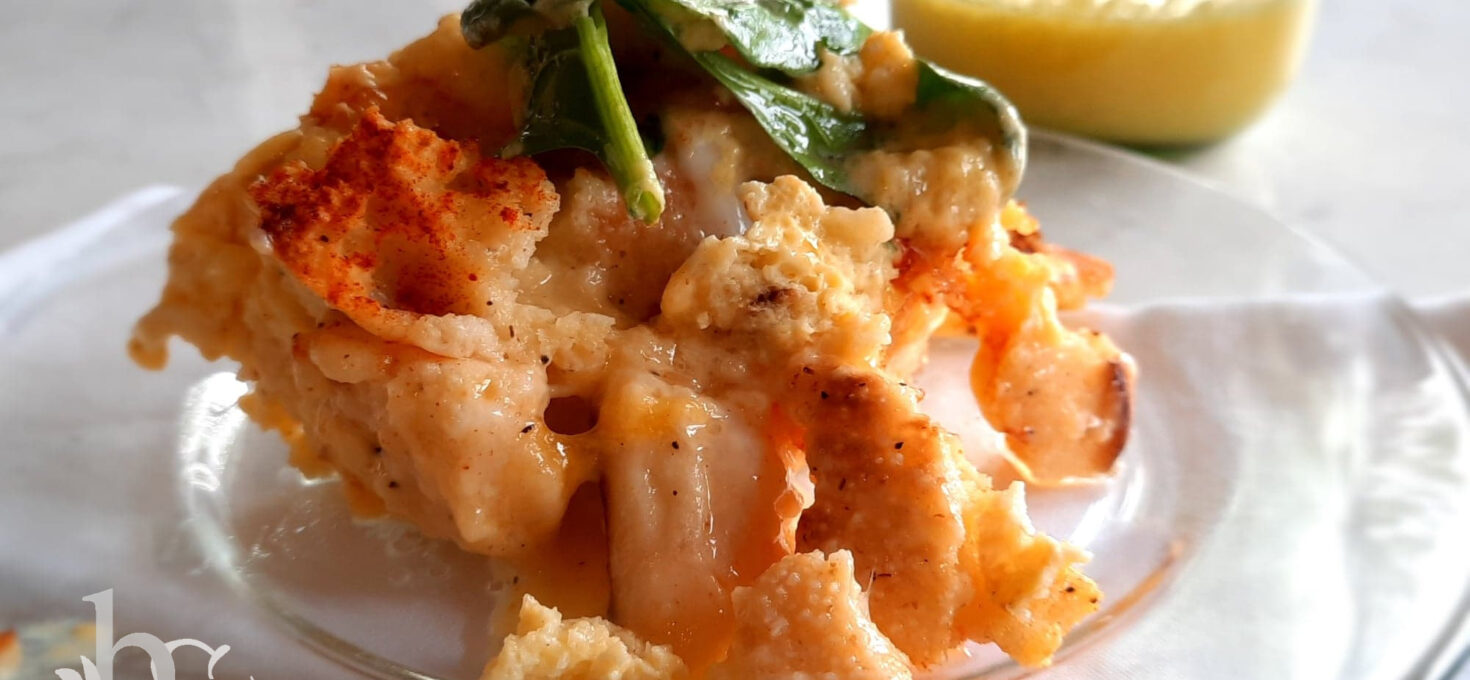 Eggs Benedict Casserole with Fresh Spinach