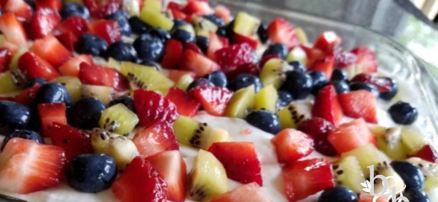 Kim’s Yummy Fresh Fruit Cake