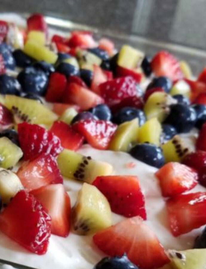 Kim’s Yummy Fresh Fruit Cake
