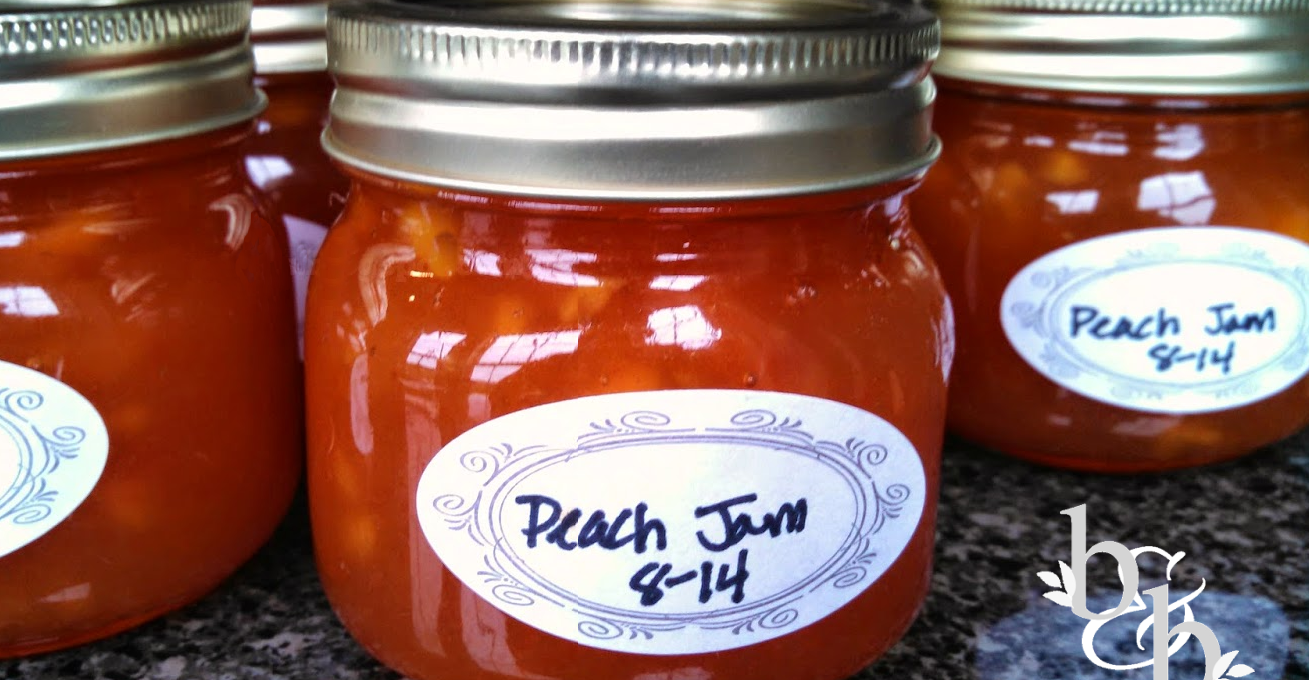 Fresh Peach Preserves